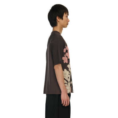 "yakuza v2" knitted Jersey khaki