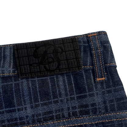 "gallery" laser printed Denim