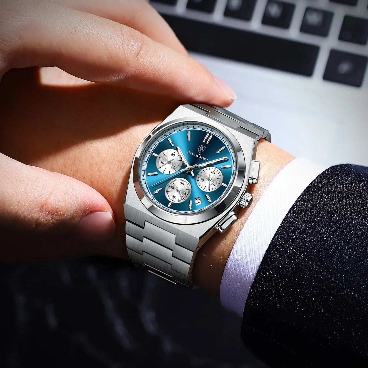 Poedagar Titanium Watch Valmont
