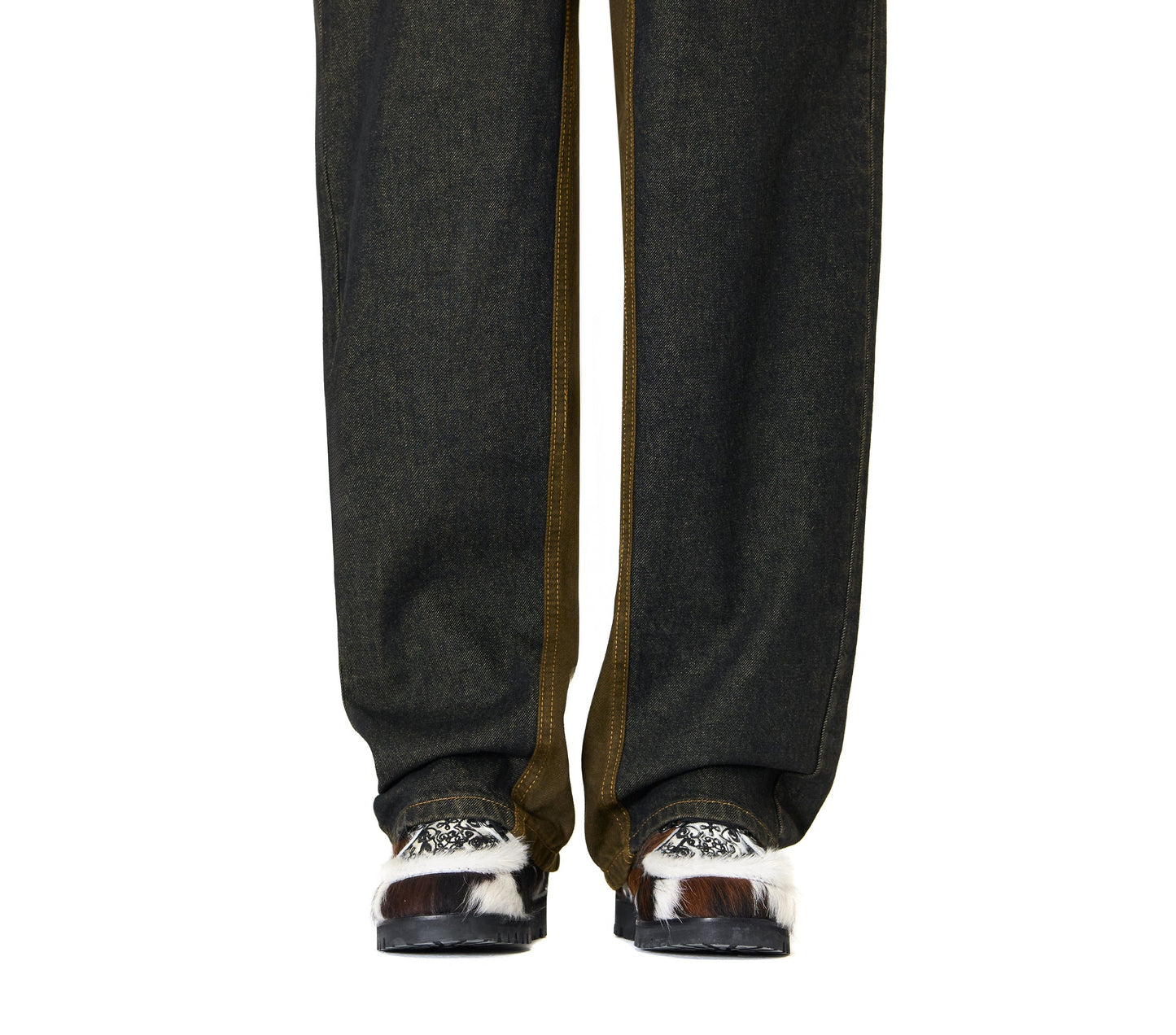 "aziza" cow hide Boat shoes