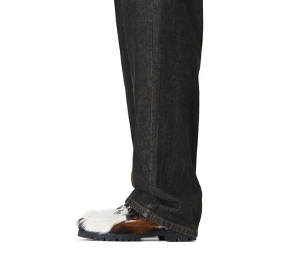 "aziza" cow hide Boat shoes