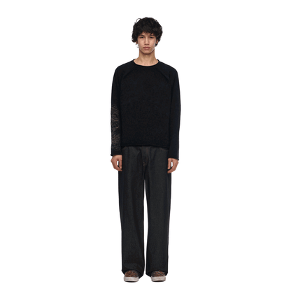 "lotus v2" Knit black